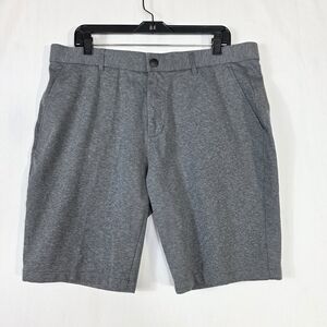 Greyson Heather Gray Men's Flat Front Shorts